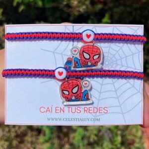 Pulseras hombre araña