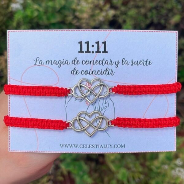 Pulseras para compartir Corazón Infinito