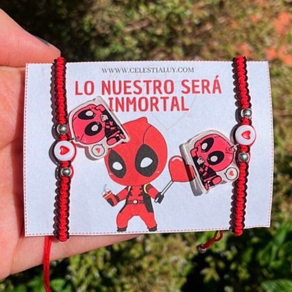 Pulseras para compartir de Deadpool