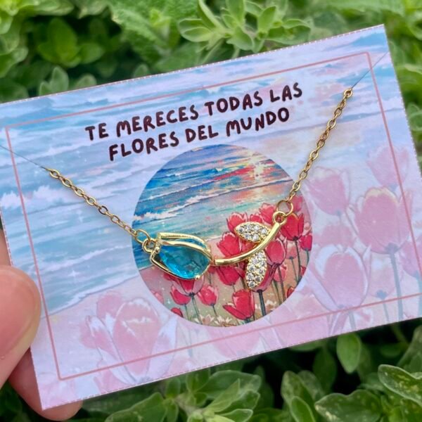 collares de acero tulipan