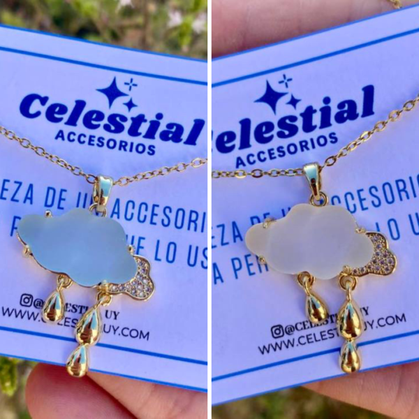 collar de acero nubes