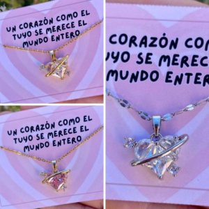 collar de acero corazón