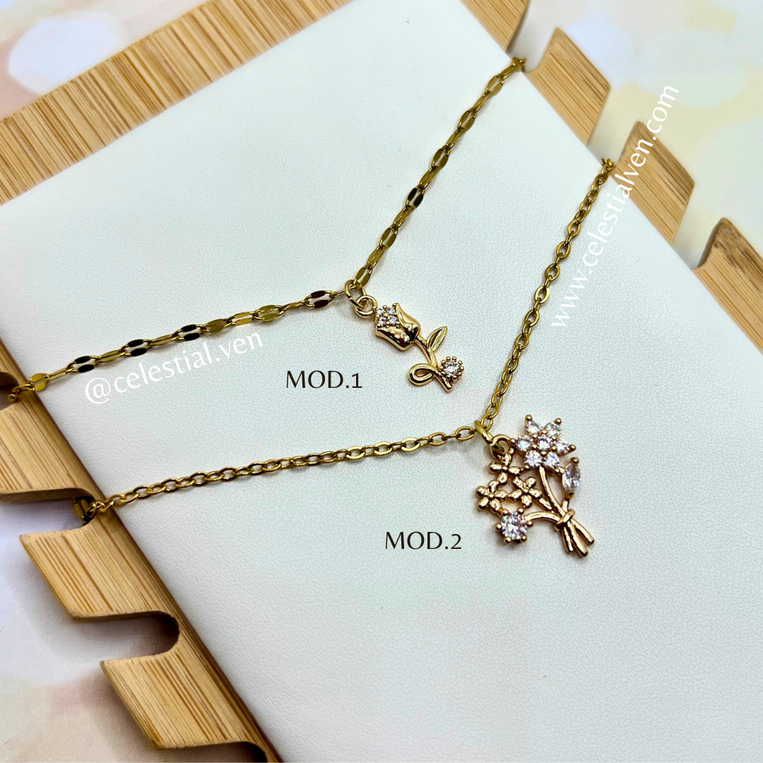 acero con baño de oro 18k